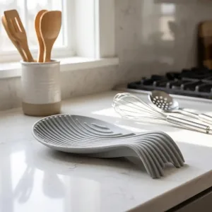 silicone spoon rest, silicone spoon rest utensil holder