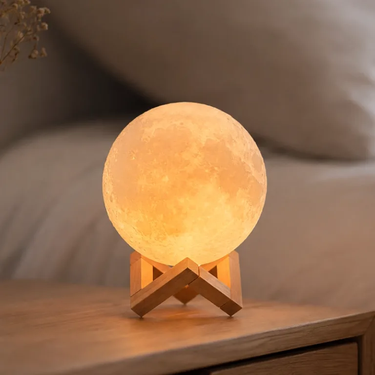 led moon light, 3d printed moon lamp