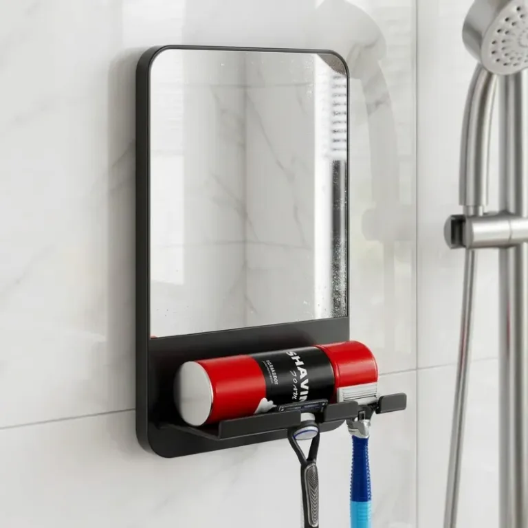 fogless mirror for shower, anti fog shaving mirror shower
