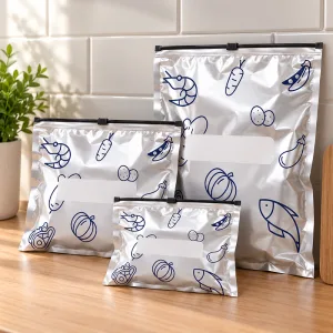 freezer food bag, aluminum pouches for food, vacuum seal freezer bags, freezer storage bags