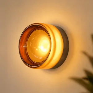 Aplică modernă de perete din aluminiu cu LED, lumină albă caldă